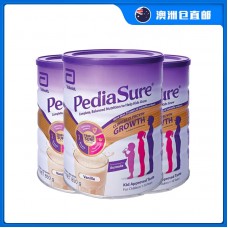 【澳洲直邮包邮】Abbott 雅培 小安素PediaSure营养粉 香草味 850克x3罐/箱（1-10岁适用）【爆罐不理赔介意慎拍】【奶粉订单身份证必须上传】【新疆、西藏、内蒙古、青海、宁夏、海南、甘肃，需加收运费】